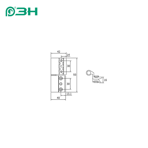 บานพับหน้าต่าง JX34