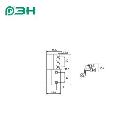 บานพับหน้าต่าง JX58