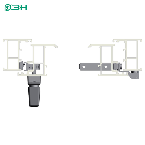 U-Grooved Inwards เปิดระบบฮาร์ดแวร์หน้าต่างทนไฟ