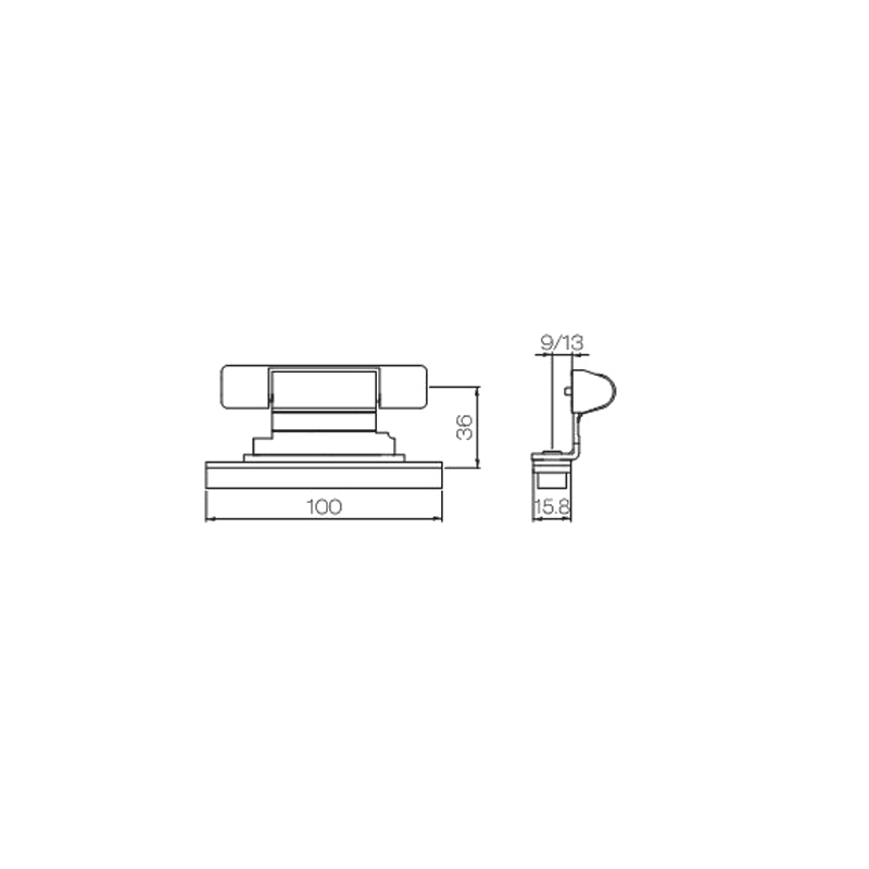 บานพับหน้าต่างกลาง UPVC PJCZ03