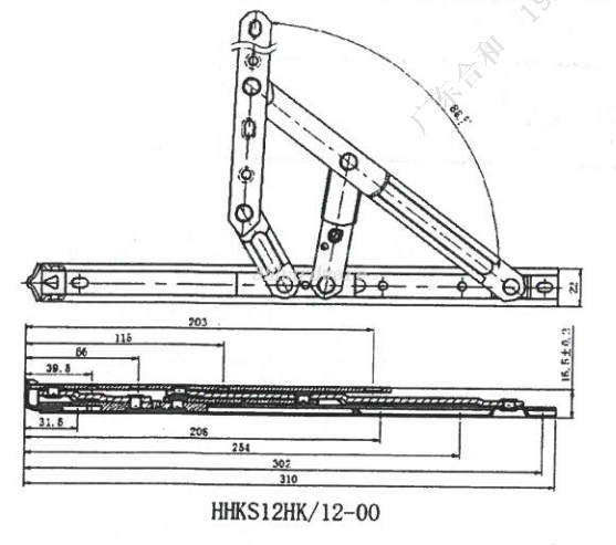 การเสียดสีของหน้าต่างอลูมิเนียมอยู่ HHKS12HK สำหรับฮ่องกง