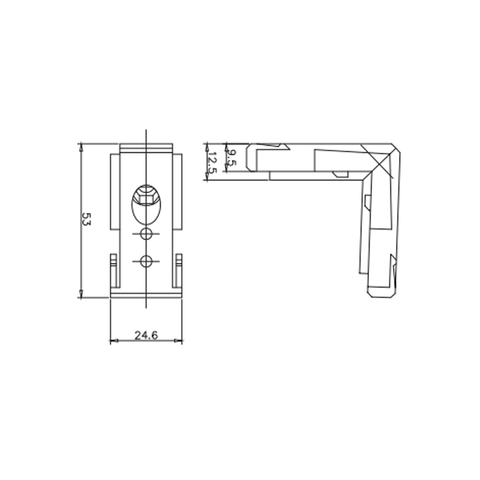 คอนเนคเตอร์ข้อต่อเข้ามุม CCG08