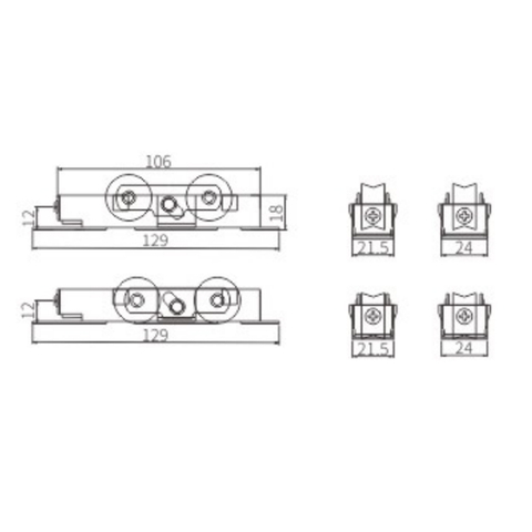 ลูกกลิ้งเลื่อน LTS830