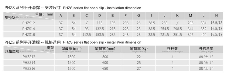 ราคาโรงงานคุณภาพสูงสแตนเลส 304 แรงเสียดทานสำหรับ UPVC Casement Windows PHZS