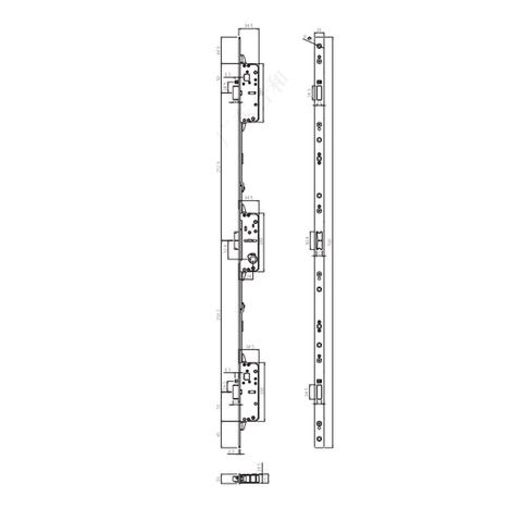 ตัวล็อคประตูบานเปิดสแตนเลสแบบกำหนดเอง P0725-TY